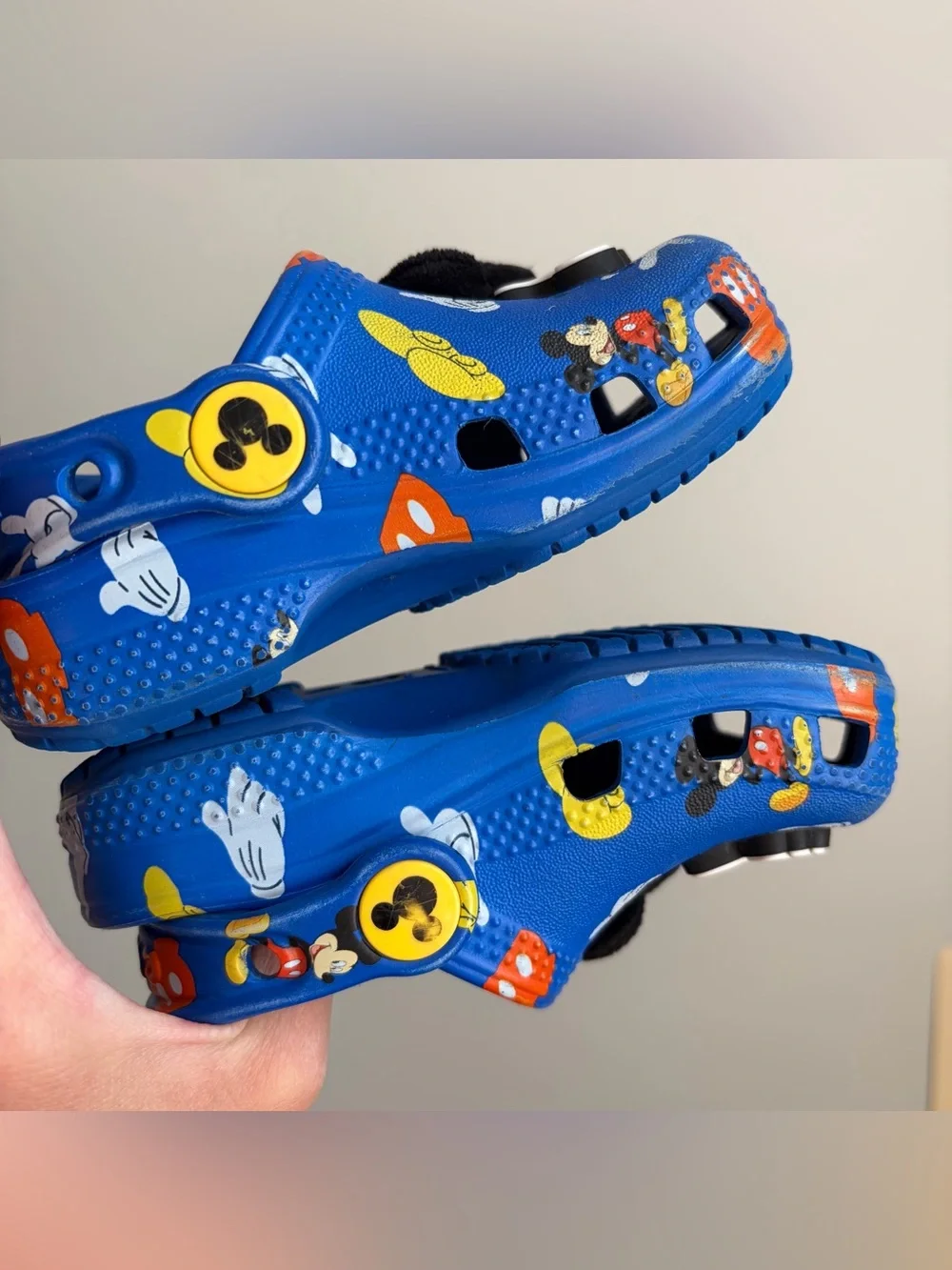 Crocs Mickey Mouse with jibbitz 6C toddle
